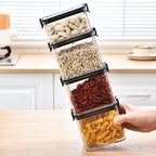 Airtight Food Storage Containers – Stackable Kitchen & Pantry Jars