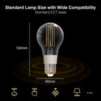 MOES E27 WiFi Smart LED Bulb – Dimmable Warm to Cool White