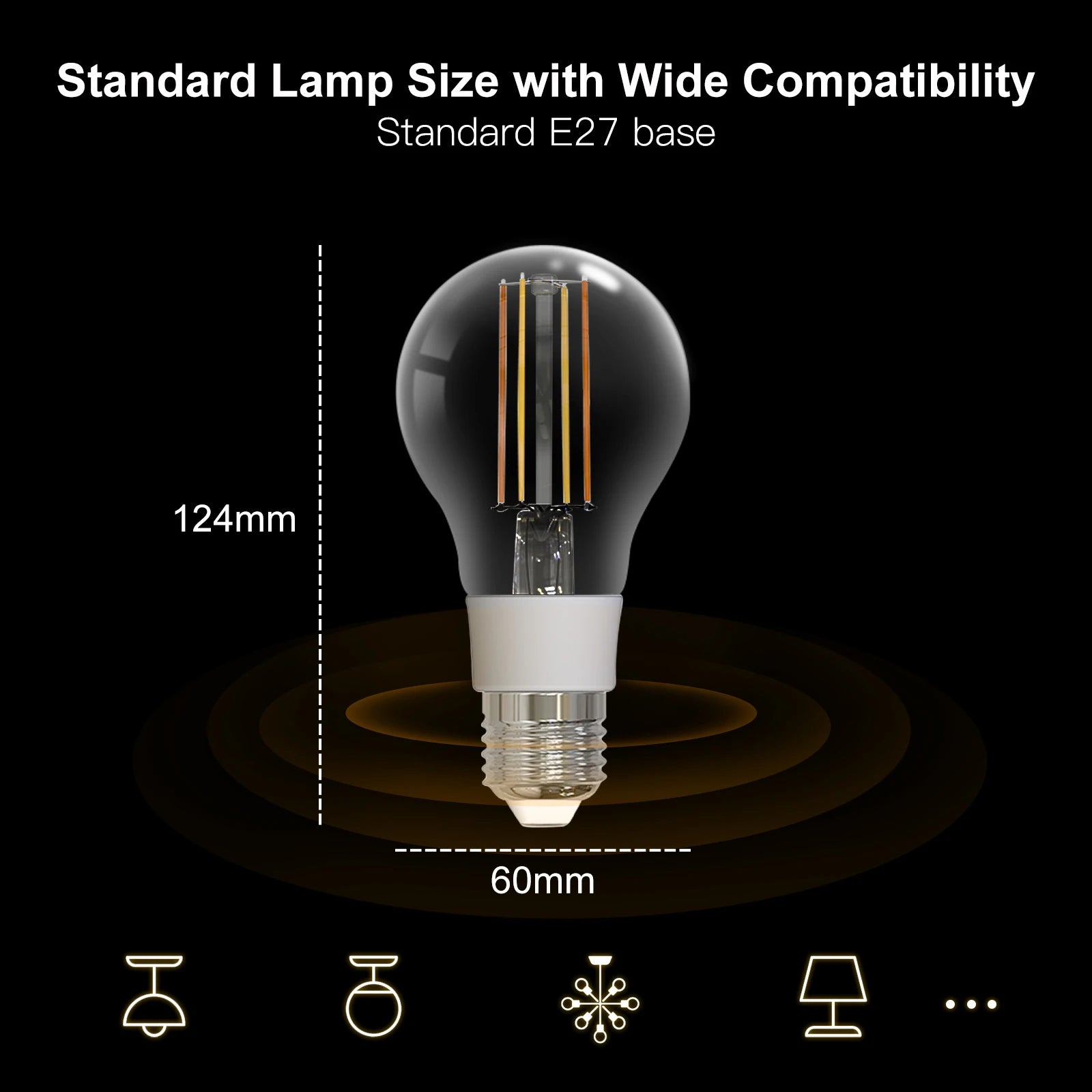 MOES E27 WiFi Smart LED Bulb – Dimmable Warm to Cool White