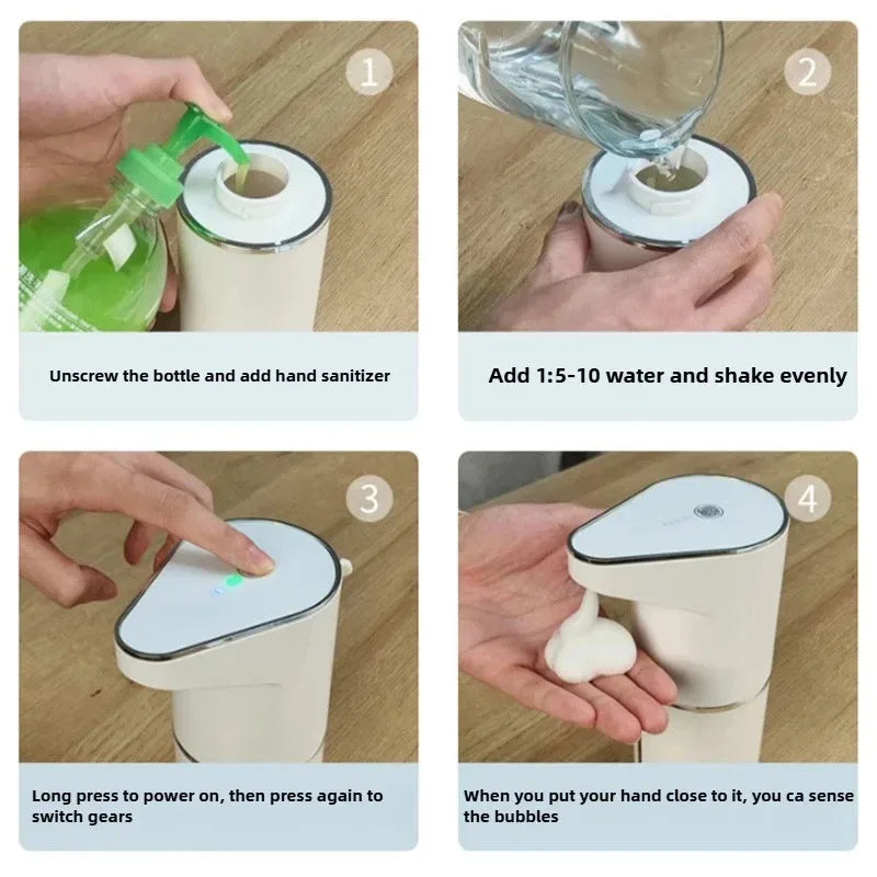 Automatic Foaming Soap Dispenser – Touchless USB Rechargeable