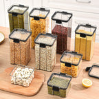 Airtight Food Storage Containers – Stackable Kitchen & Pantry Jars