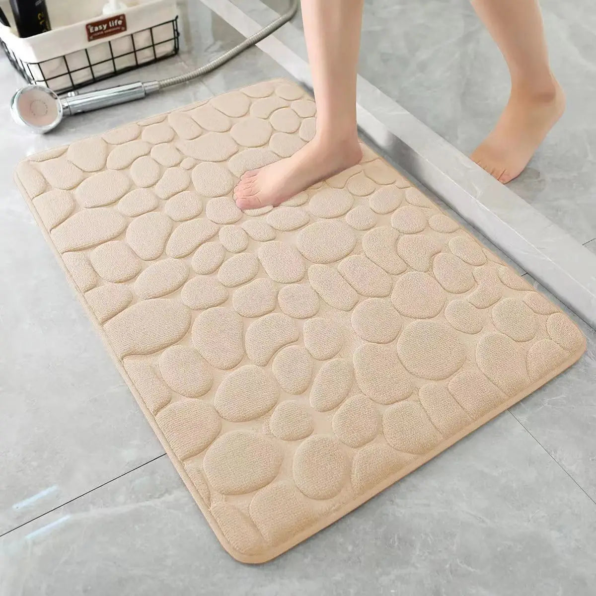 3D Non-Slip Bathroom Mat – Super Absorbent & Quick Dry