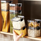 Airtight Food Storage Containers – Stackable Kitchen & Pantry Jars