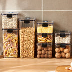 Airtight Food Storage Containers – Stackable Kitchen & Pantry Jars