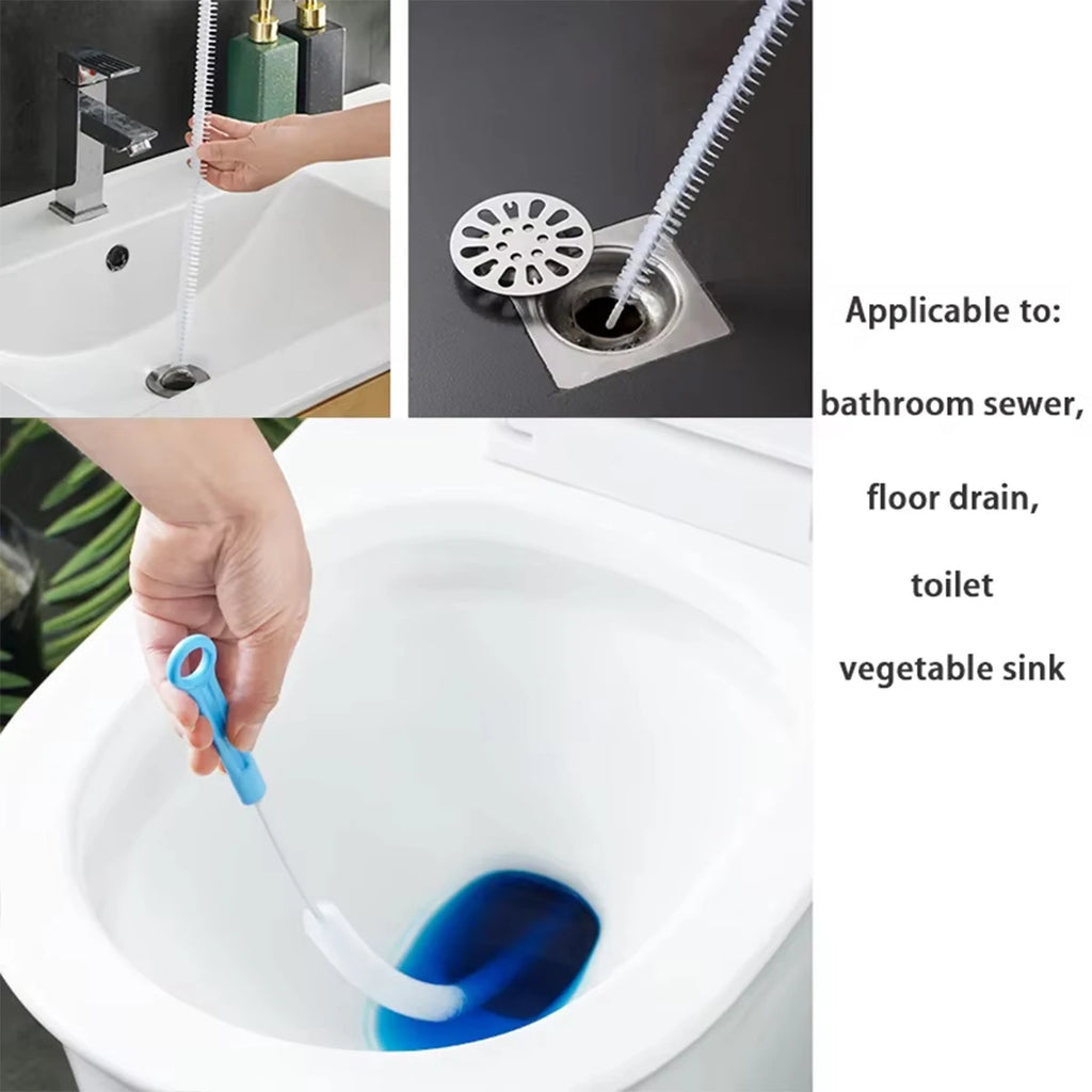 Flexible Drain Cleaning Brush – Sink & Shower Hair Remover