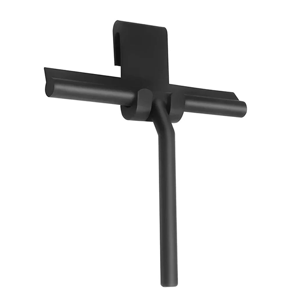Silicone Shower Squeegee – Glass & Mirror Cleaner with Holder