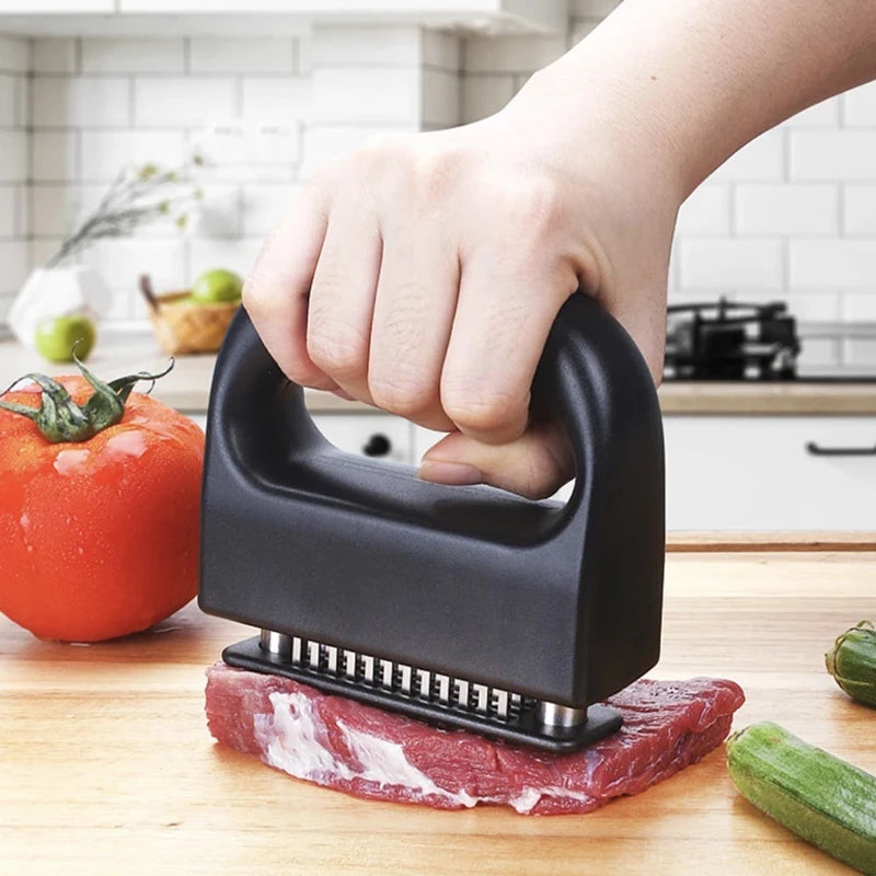 48-Blade Meat Tenderizer – Stainless Steel Steak & BBQ Tool
