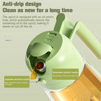2-in-1 Glass Oil Sprayer & Dispenser – 470ml Cooking Bottle