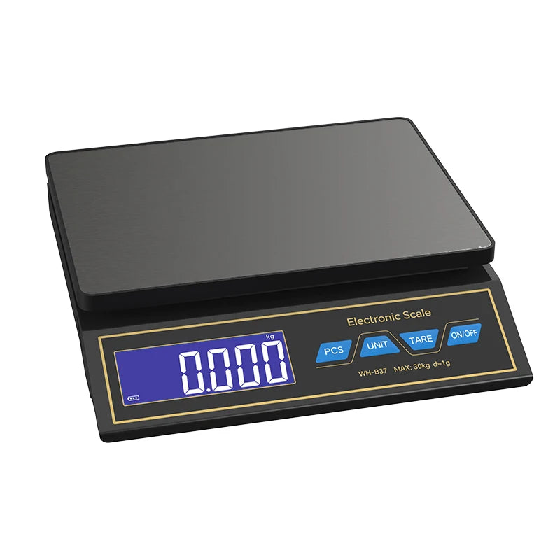 30kg Digital Kitchen Scale – 1g Precision & USB-C Rechargeable