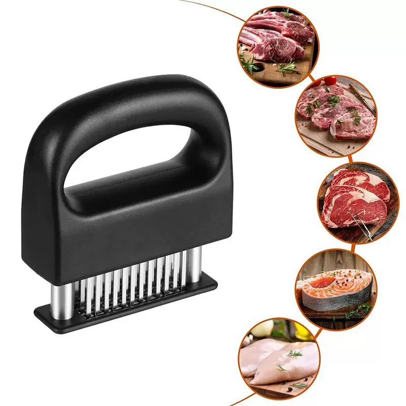 48-Blade Meat Tenderizer – Stainless Steel Steak & BBQ Tool