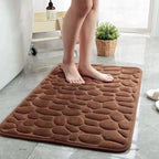 3D Non-Slip Bathroom Mat – Super Absorbent & Quick Dry