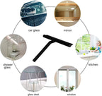 Silicone Shower Squeegee – Glass & Mirror Cleaner with Holder
