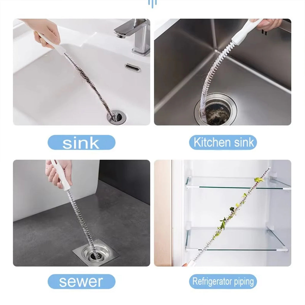 Flexible Drain Cleaning Brush – Sink & Shower Hair Remover