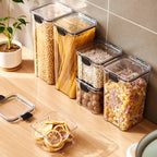Airtight Food Storage Containers – Stackable Kitchen & Pantry Jars