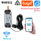 WiFi Smart Garage Door Opener – App & Voice Control
