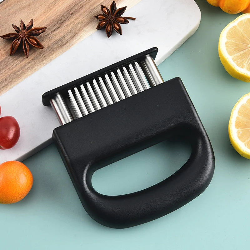 48-Blade Meat Tenderizer – Stainless Steel Steak & BBQ Tool