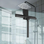 Silicone Shower Squeegee – Glass & Mirror Cleaner with Holder