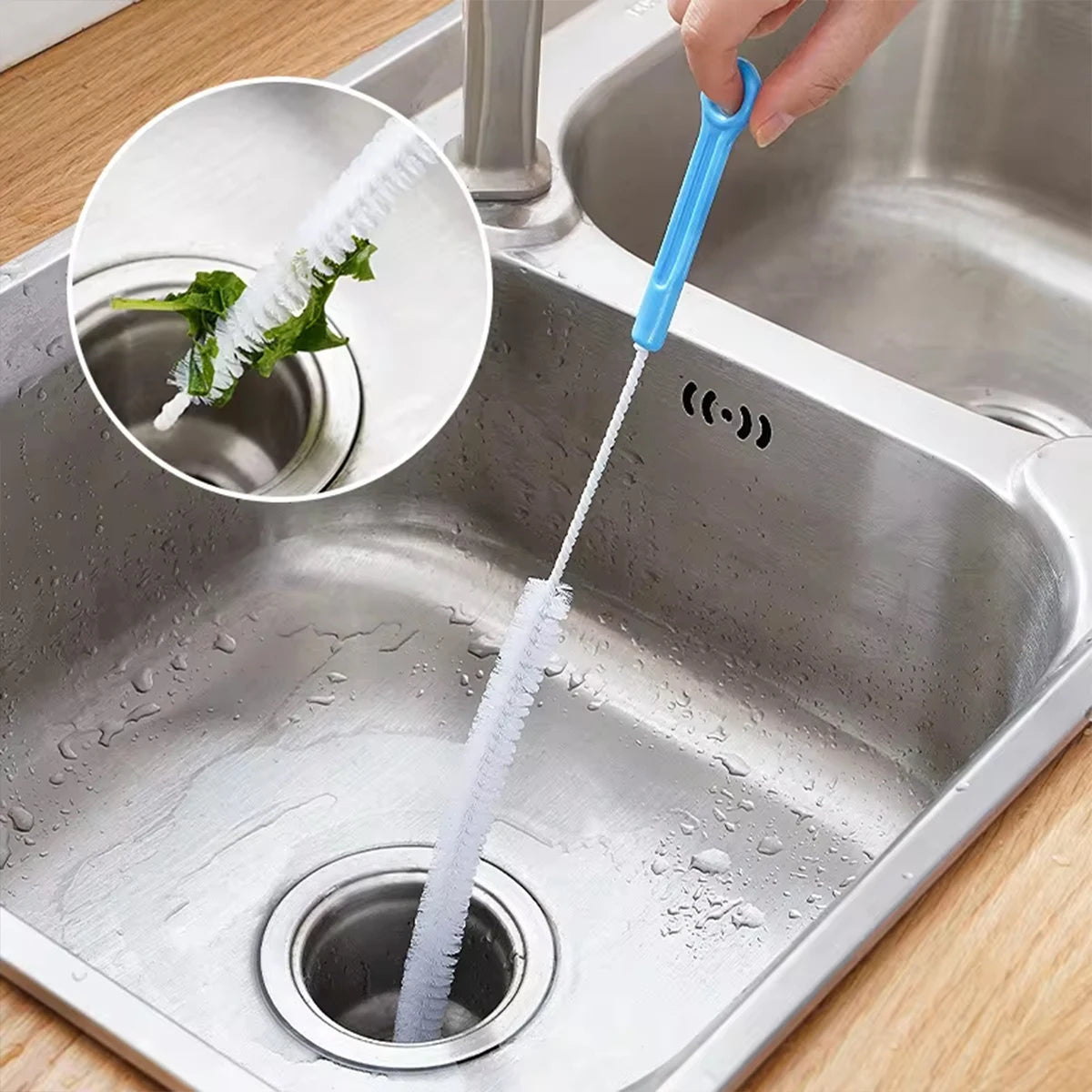 Flexible Drain Cleaning Brush – Sink & Shower Hair Remover