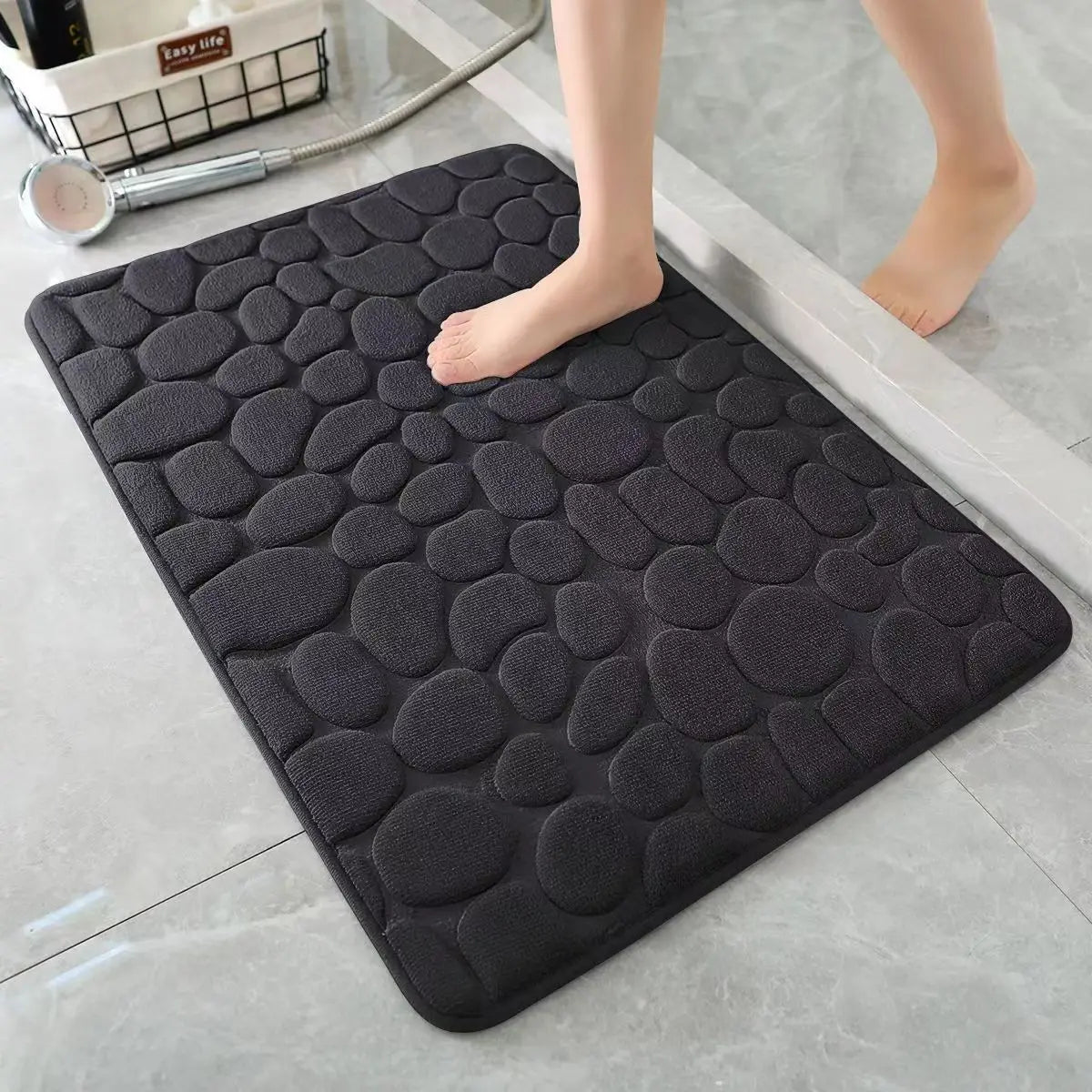 3D Non-Slip Bathroom Mat – Super Absorbent & Quick Dry