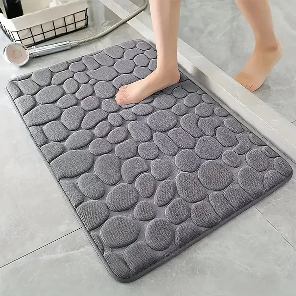 3D Non-Slip Bathroom Mat – Super Absorbent & Quick Dry