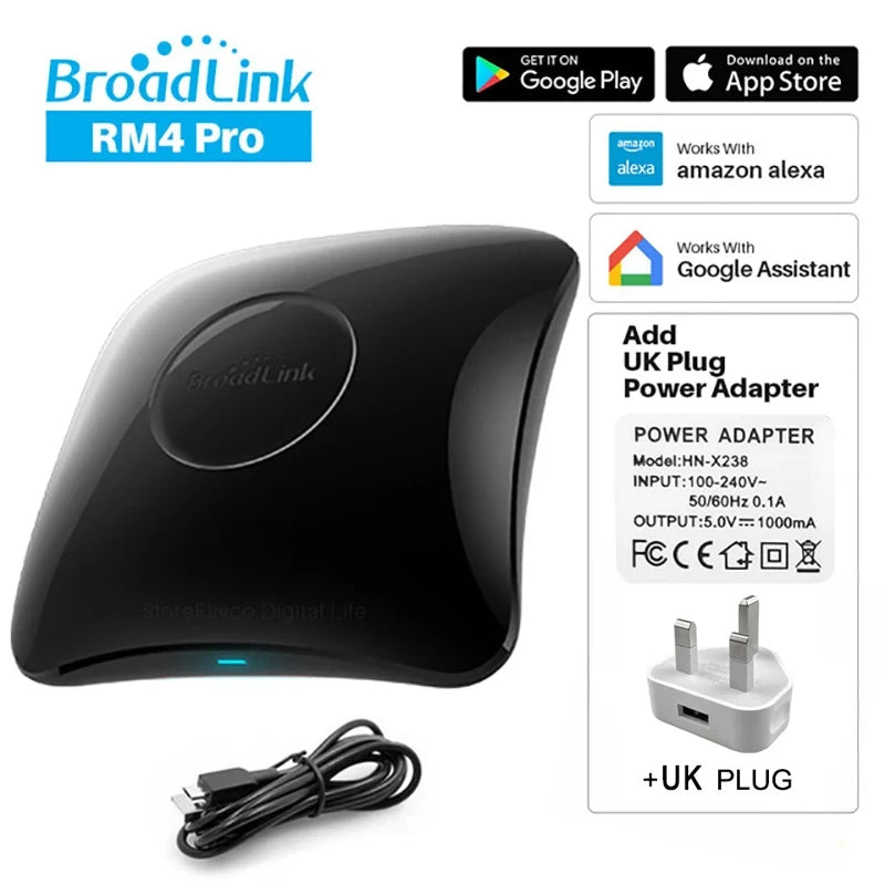 BroadLink RM4 Pro Universal Smart Remote – WiFi IR & RF Control