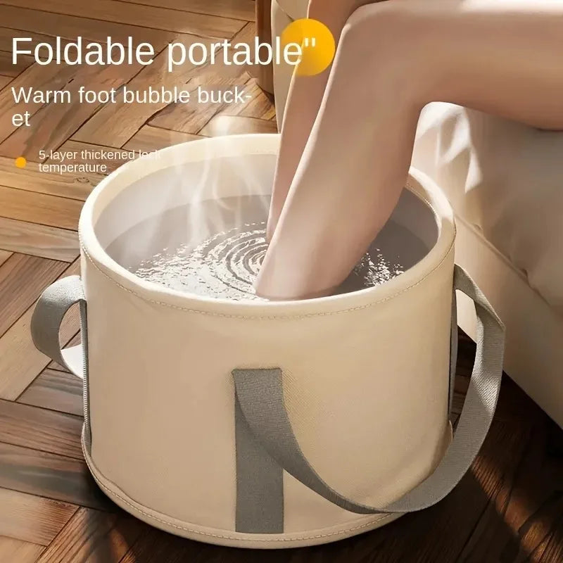 Foldable Foot Soak Tub – Portable Deep Foot Bath Basin
