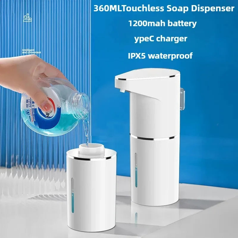 Automatic Foaming Soap Dispenser – Touchless USB Rechargeable