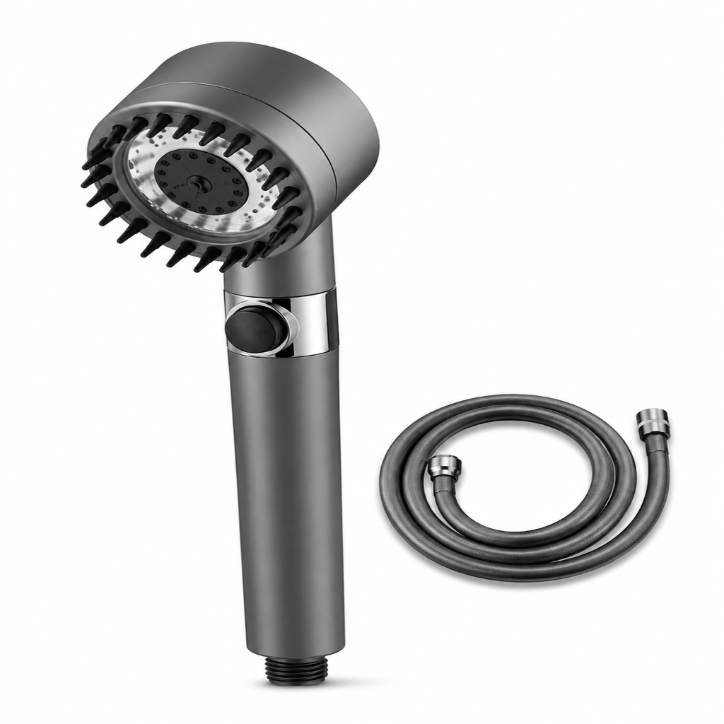 3-Mode High Pressure Shower Head